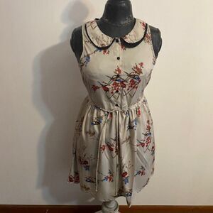 Lpttie & Holly Floral looking bird dress, size S